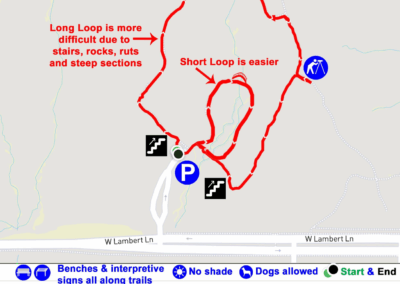 AllTrails Map of Panorama Trail.