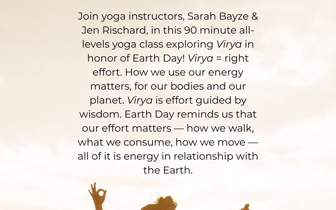 Earth Day Yoga